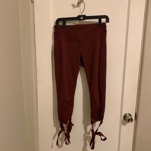 Manduka ballet tie back leggings